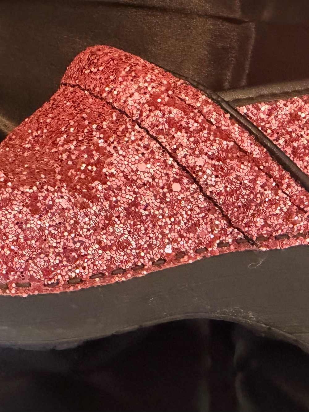 Women’s Dansko Sparkling Pink Clogs - Glitter Slip-On Shoes Size 39 - Picture 6 of 15
